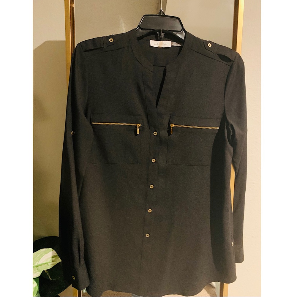 Calvin Klein - Black Top/Blouse